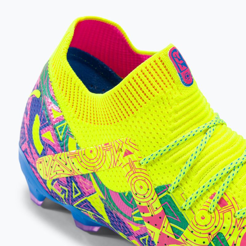 PUMA Future Ultimate Energy FG/AG men's football boots ultra blue/yellow alert/luminous pink 8