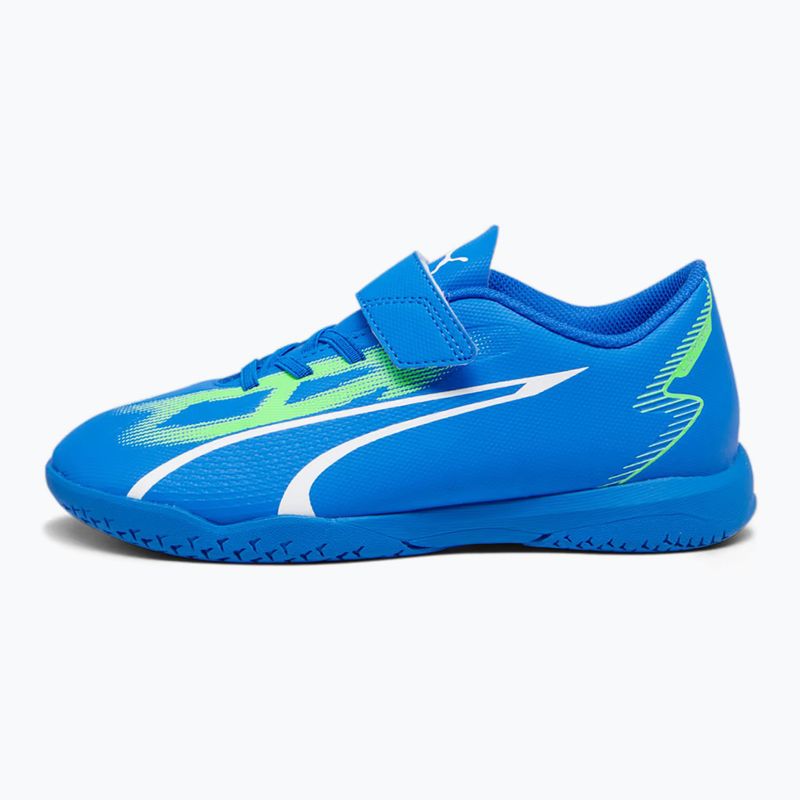 PUMA Ultra Play IT V Jr children's football boots ultra blue/puma white/pro green 7