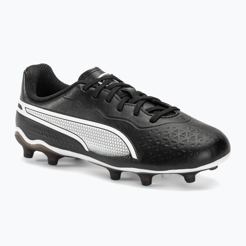 PUMA King Match FG/AG Jr children's football boots puma black/puma white