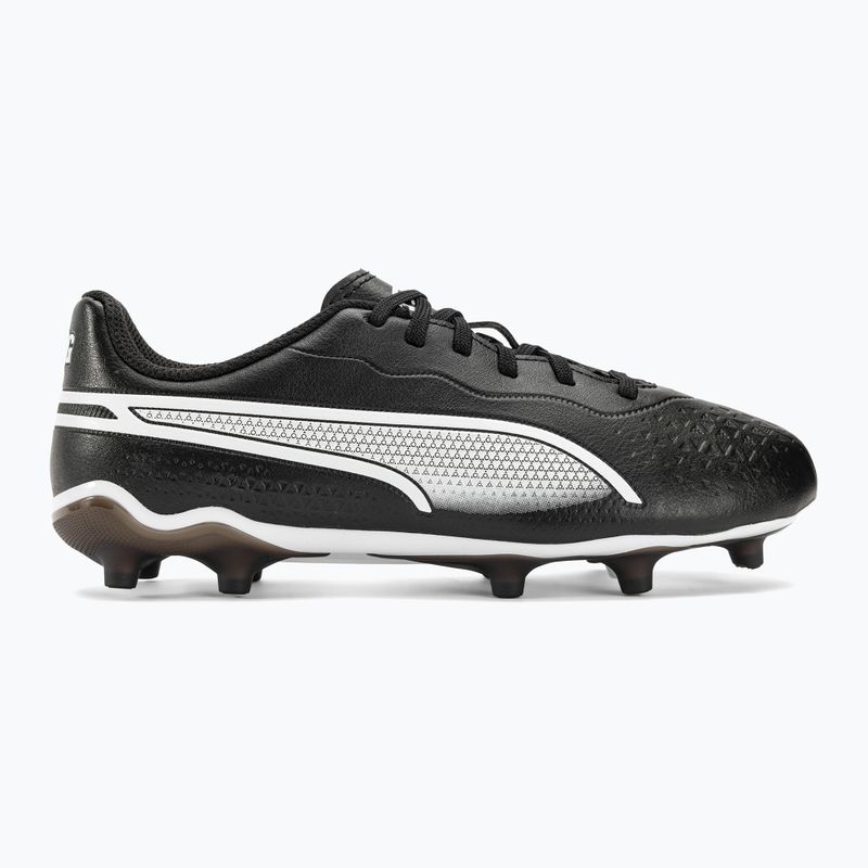 PUMA King Match FG/AG Jr children's football boots puma black/puma white 2