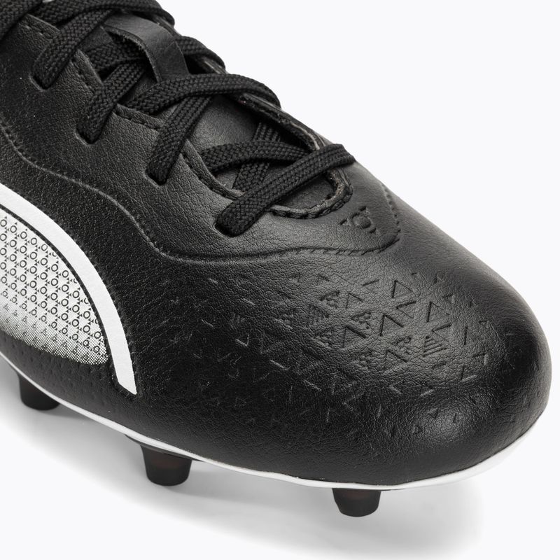 PUMA King Match FG/AG Jr children's football boots puma black/puma white 7