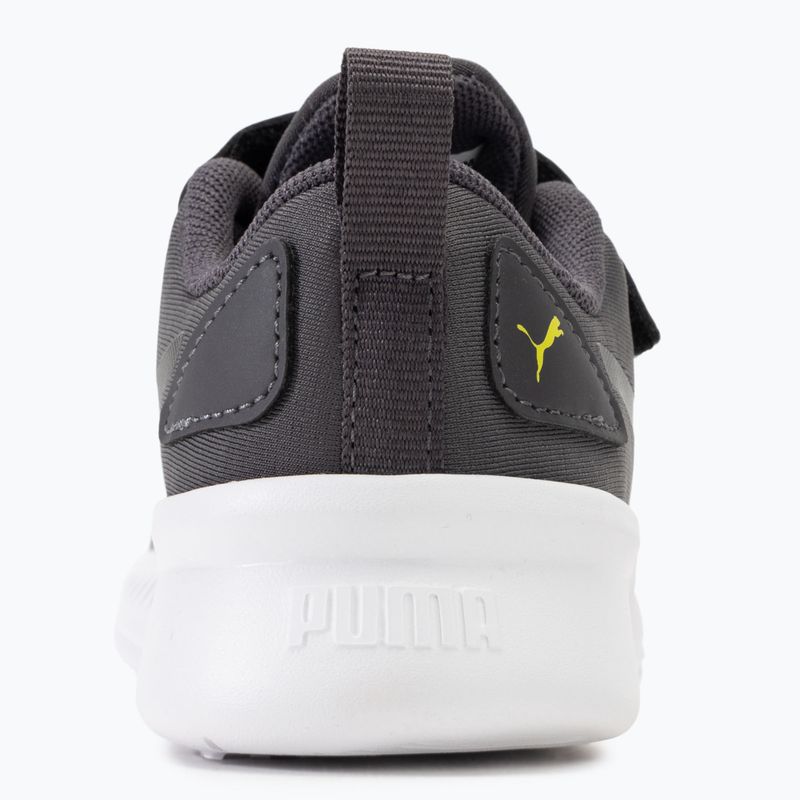 PUMA Flyer Runner V Inf dark coal/puma/black/lime smash children's shoes 6