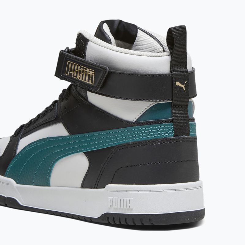 PUMA RBD Game cool light gray/malachite/puma black/puma gold shoes 13