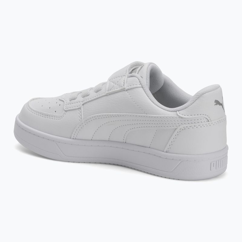 PUMA Caven 2.0 children's shoes puma white/puma silver/puma black 3
