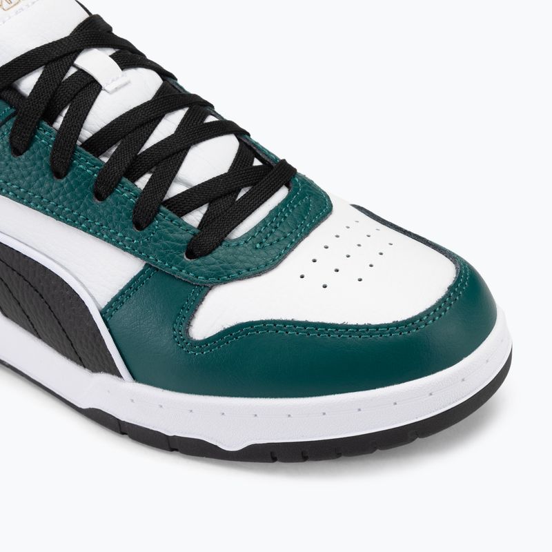 PUMA RBD Game Low shoes puma white/puma black/malachite/puma gold 7