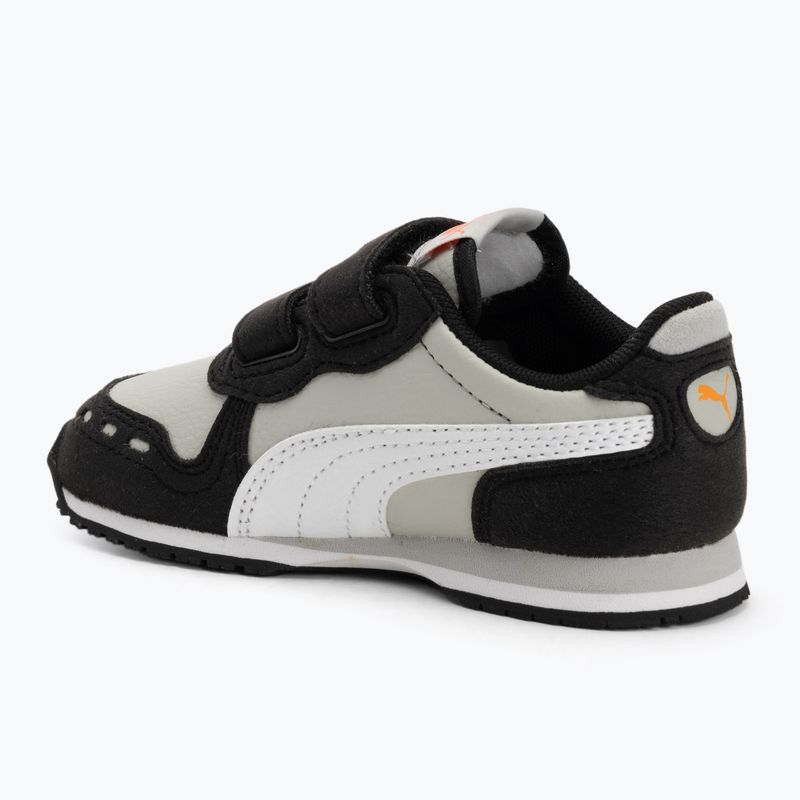 PUMA Cabana Racer SL 20 V Inf children's shoes ash gray/puma white/puma black 3