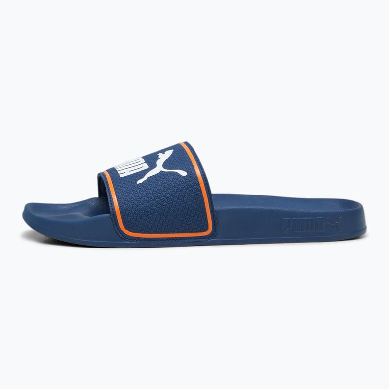 PUMA Leadcat 2.0 slides persian blue/puma white/pumpkin pie 9