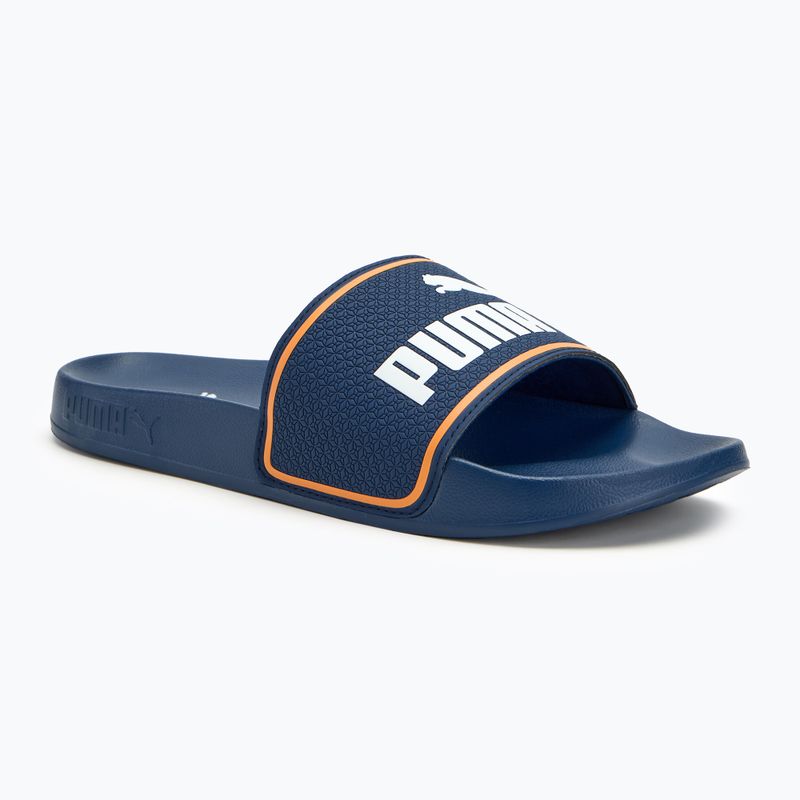 PUMA Leadcat 2.0 slides persian blue/puma white/pumpkin pie