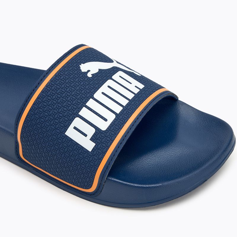 PUMA Leadcat 2.0 slides persian blue/puma white/pumpkin pie 7