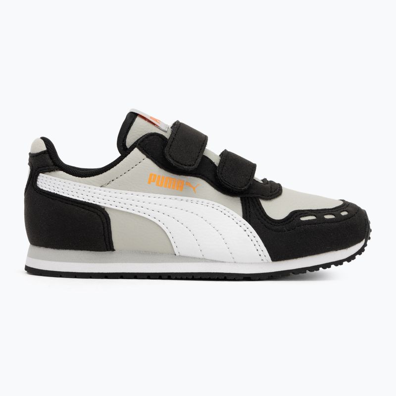 PUMA Cabana Racer SL 20 V PS junior shoes ash gray/puma white/puma black 2