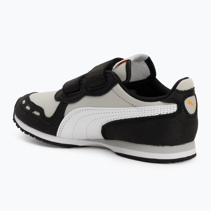 PUMA Cabana Racer SL 20 V PS junior shoes ash gray/puma white/puma black 3