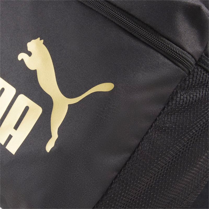 PUMA Phase 22 l backpack puma black/golden logo 3