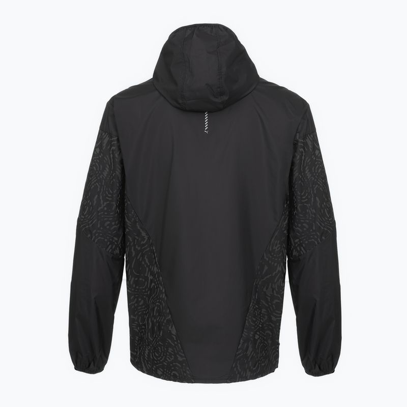 Men's running jacket Puma Run AOP Lightweight Jacket black 2
