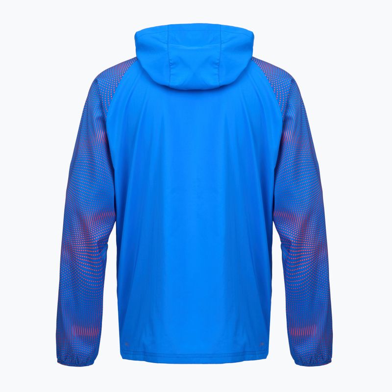 Men's running jacket Puma Run Favorite Woven Jacket blue/fire orchid 2