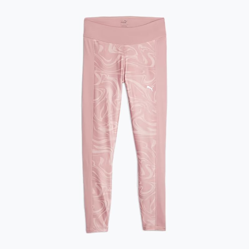 Women's training leggings PUMA Train Favorites AOP High Waist 7/8 future pink