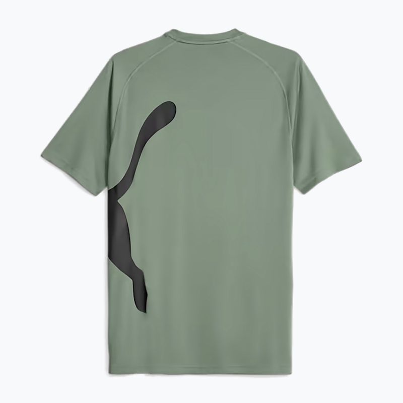 Men's training T-shirt PUMA Train All Day Big Cat eucalyptus/puma black 2