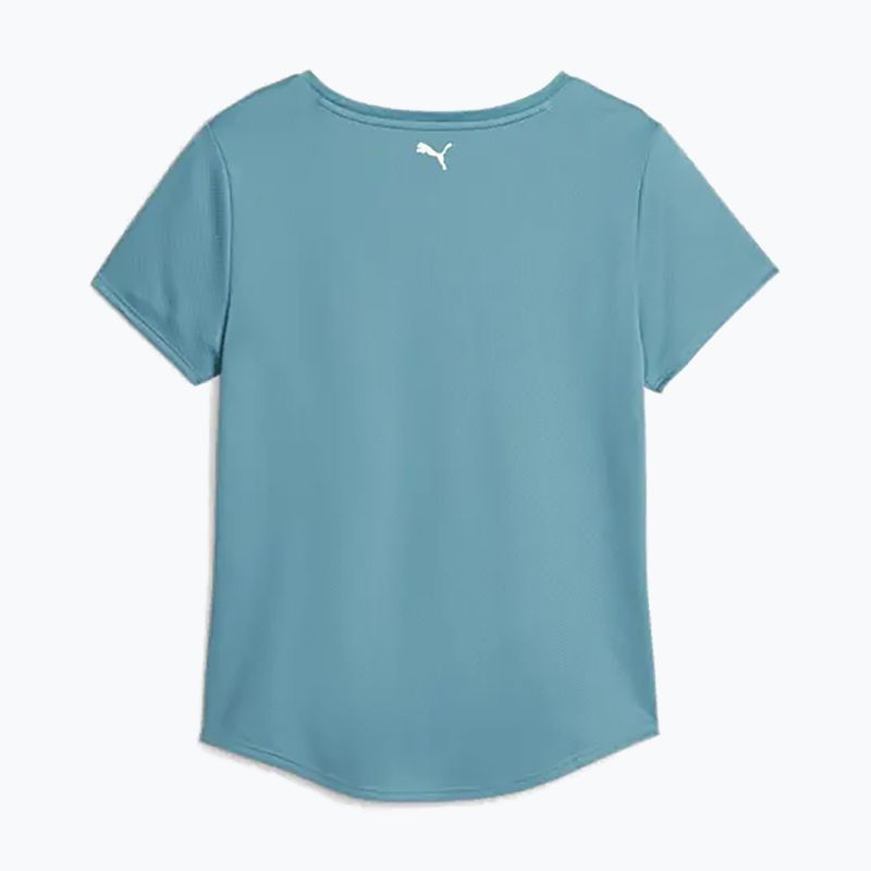 Women's training T-shirt PUMA Fit Logo Ultrabreathe bold blue/speed green 2