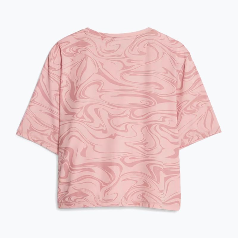 Women's training t-shirt PUMA Train Favorite Aop Crop future pink 2