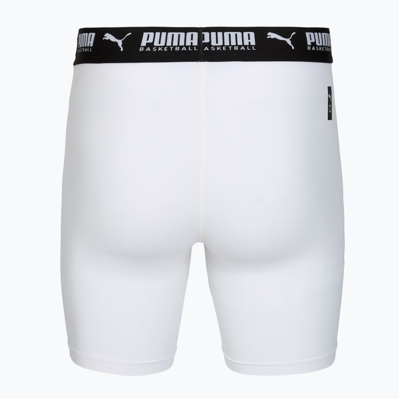 Men's basketball shorts PUMA Hoops Team Baselayer puma white 2