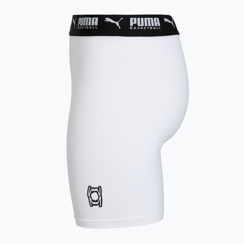 Men's basketball shorts PUMA Hoops Team Baselayer puma white 3