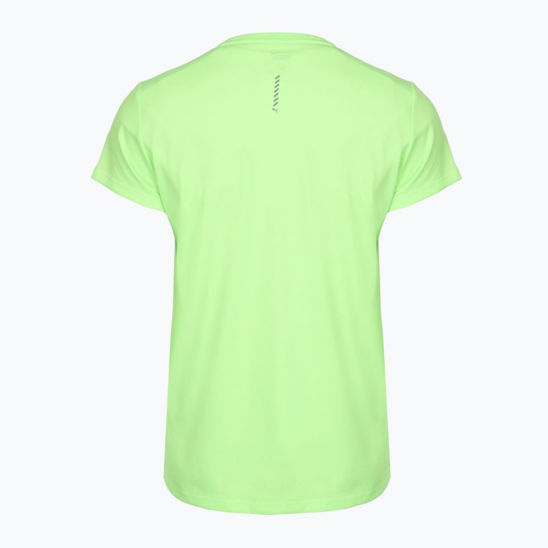 Women's running shirt PUMA Run Favorite Heather green/neon 2