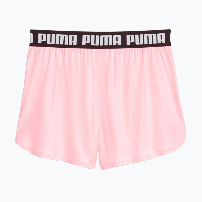 Women's training shorts PUMA Train All Day Knit 3" coral ice/puma black 2