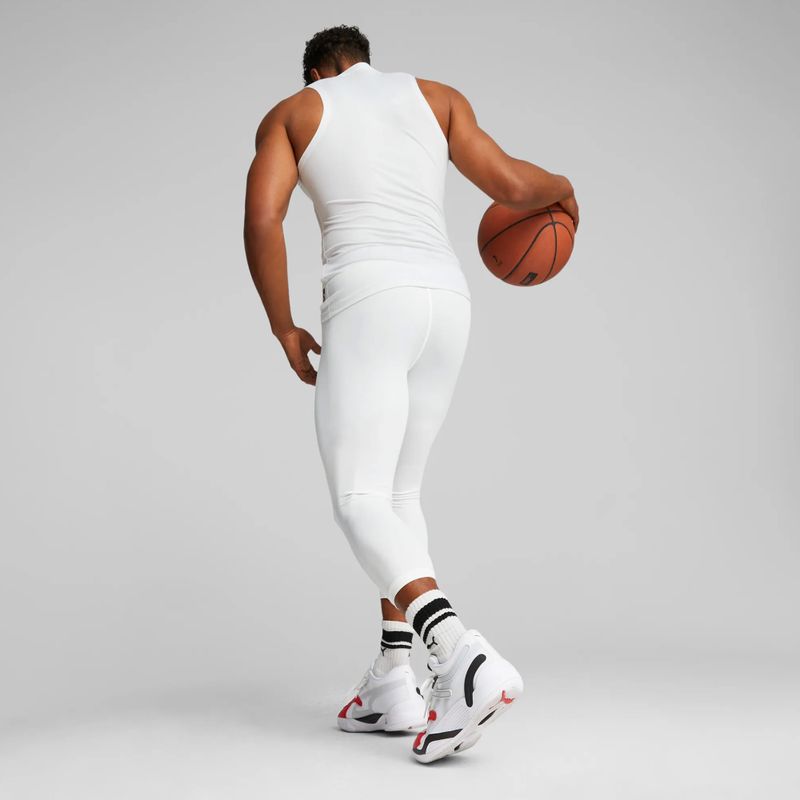 Men's basketball tank top PUMA Hoops Team Slvs Baselayer puma white 5