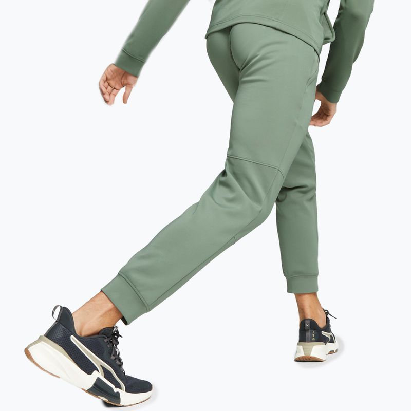 Men's PUMA Fit Double Knit Jogger training trousers eucalyptus 9