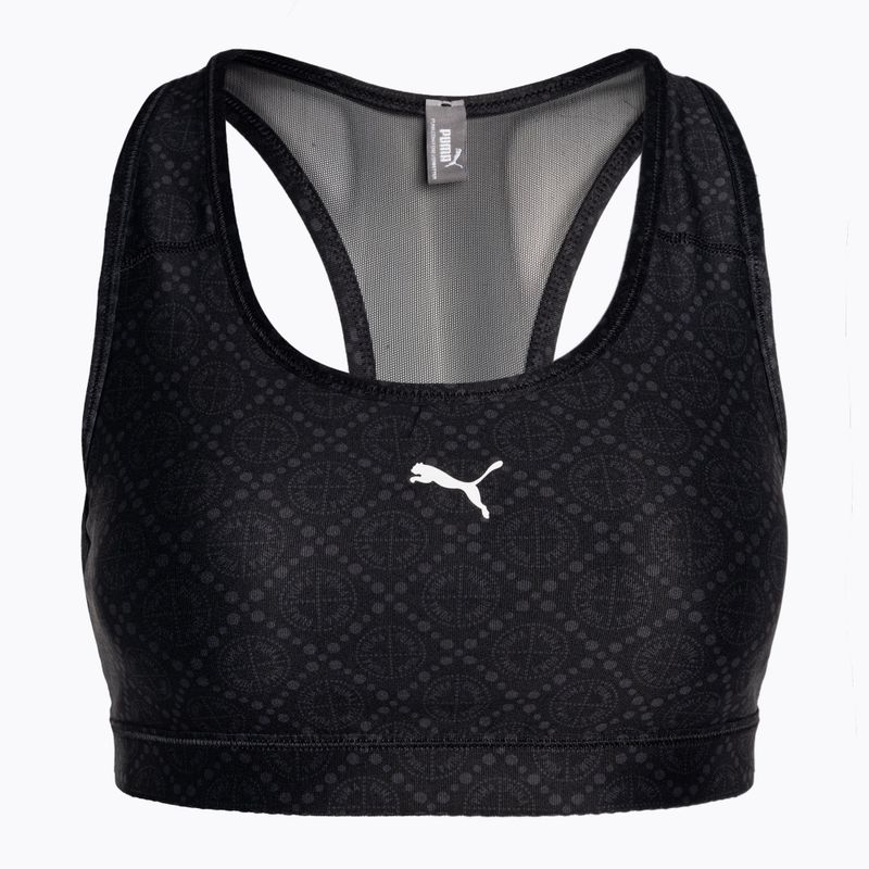 PUMA Mid Impact 4Keeps Graphic PM fitness bra puma black/concept q4 aop