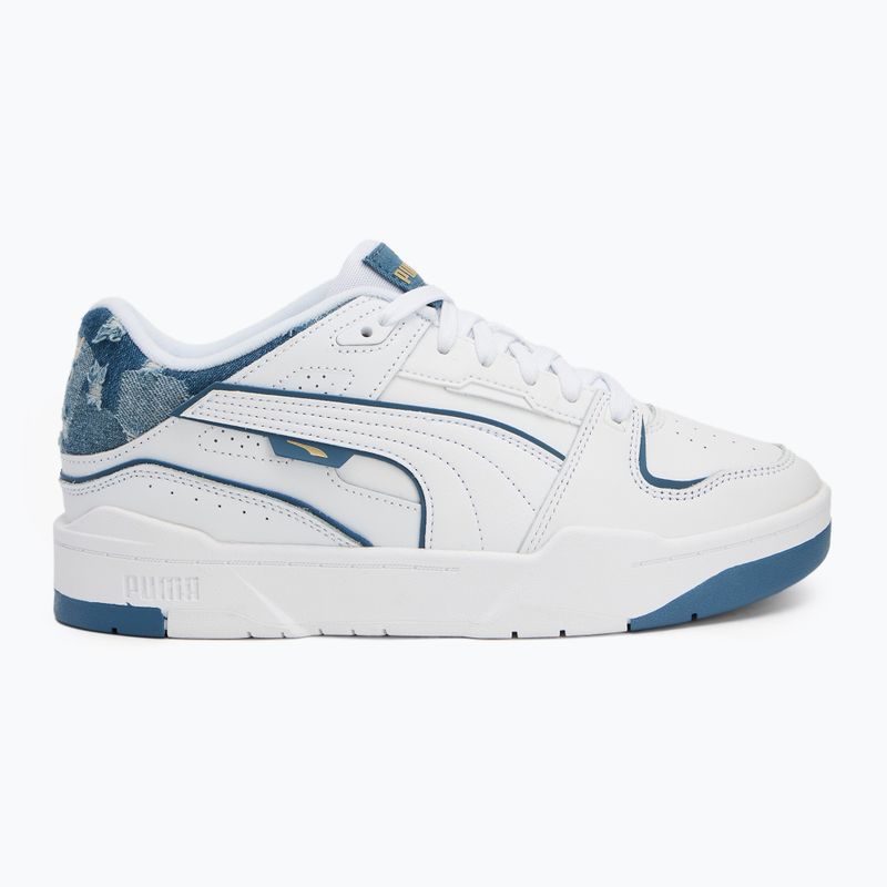 PUMA Slipstream Bball Denim shoes puma white/deep dive 2