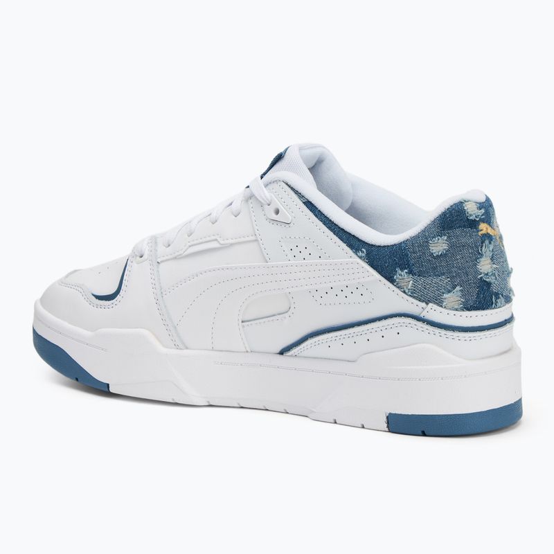 PUMA Slipstream Bball Denim shoes puma white/deep dive 3