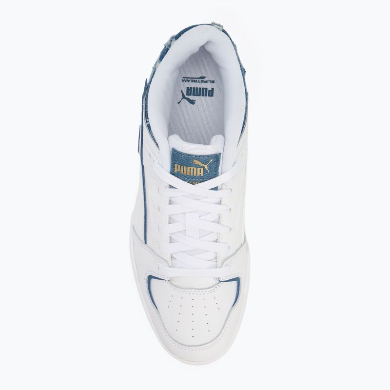 PUMA Slipstream Bball Denim shoes puma white/deep dive 5