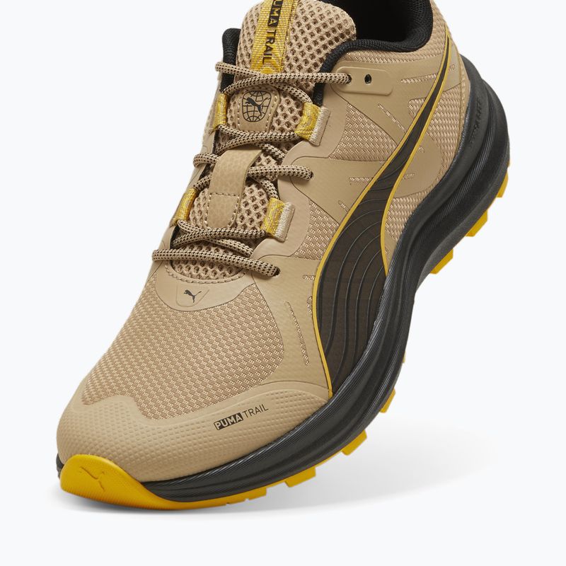 PUMA Reflect Lite Trail running shoe prairie tan/yellow sizzle/puma black 12