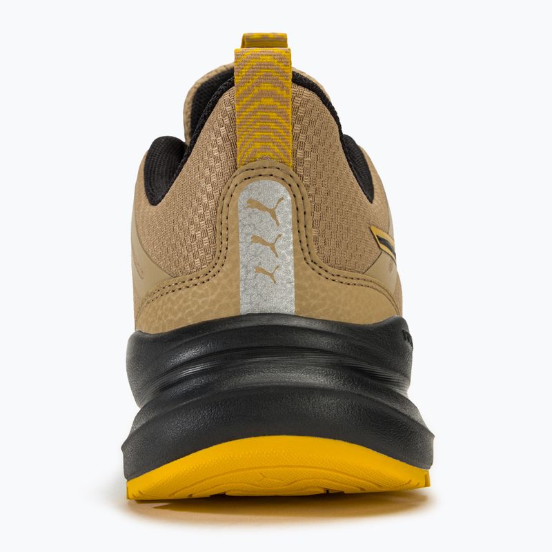 PUMA Reflect Lite Trail running shoe prairie tan/yellow sizzle/puma black 6