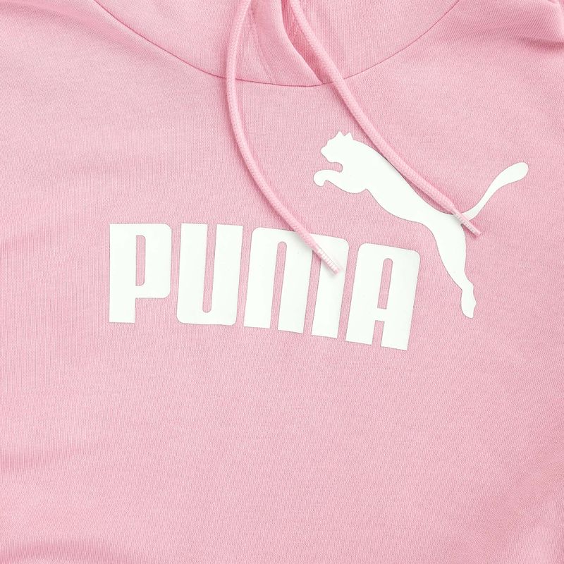 Puma ESS Logo Hoodie TR (S) pink lilac 3