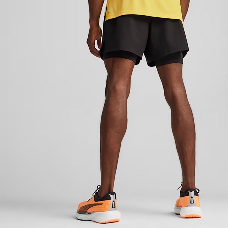 Men's PUMA Run Velocity Ultraweave 2in1 running shorts black 5