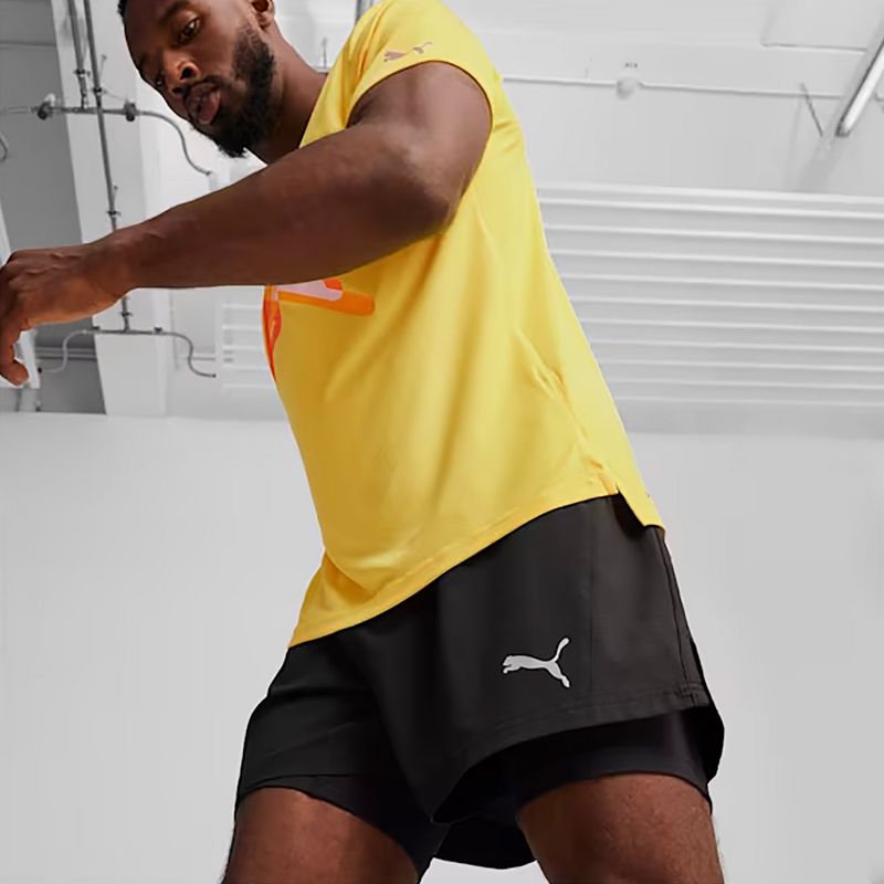 Men's PUMA Run Velocity Ultraweave 2in1 running shorts black 6