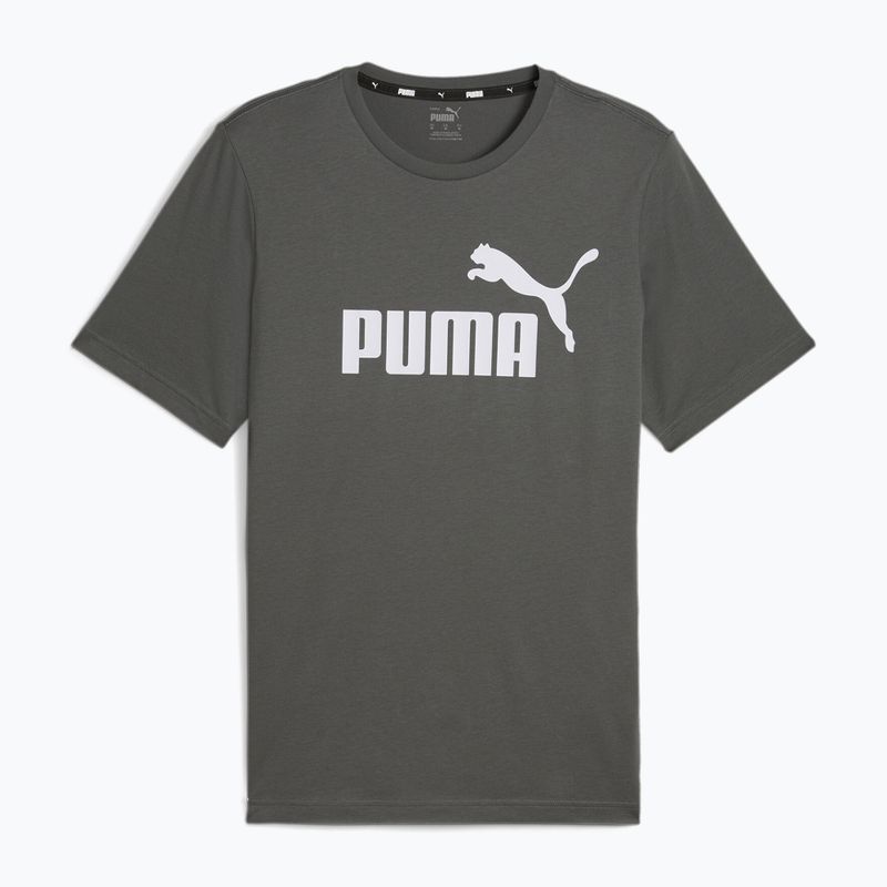 Men's PUMA Es Logo Tee (S) mineral gray T-shirt
