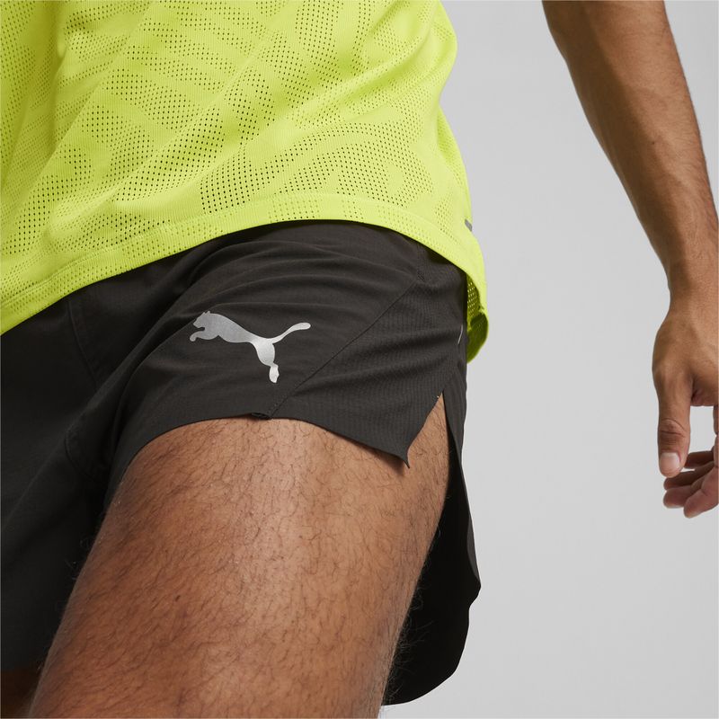 Men's PUMA Run Ultraweave Velocity 3" Split black running shorts 6