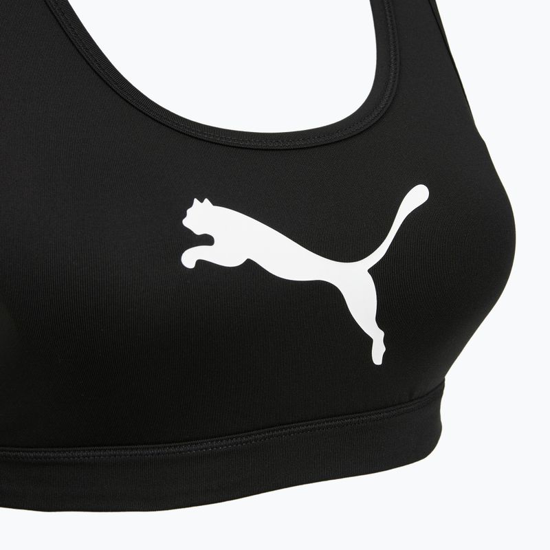 Women's running bra PUMA 4Keeps Bra black/white 3