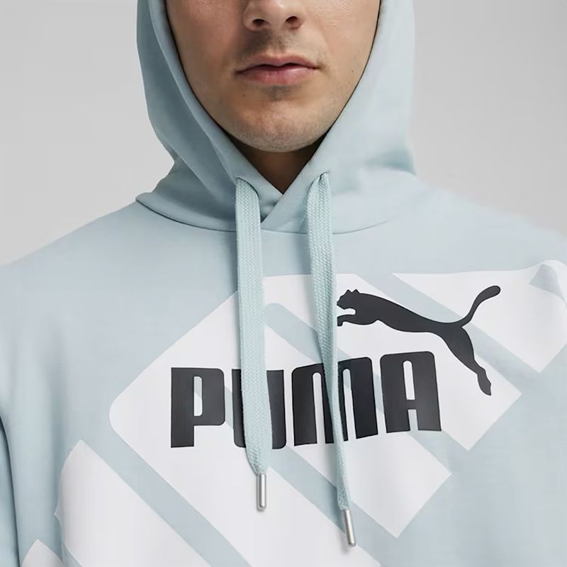 Men's PUMA Power Graphic Hoodie TR turquoise surf 6