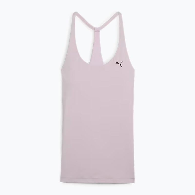 Women's training tank top PUMA Studio Ultrabare 2in1 Tank grape mist