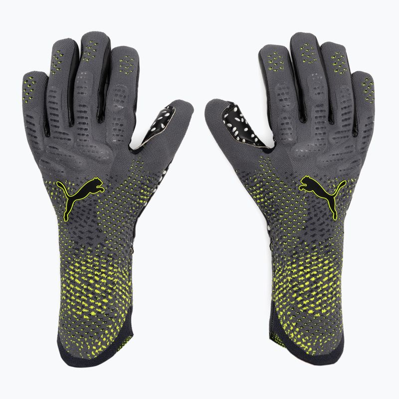 PUMA Future Ultimate Rush NC goalkeeper glove cool dark gray/electric lime/puma black