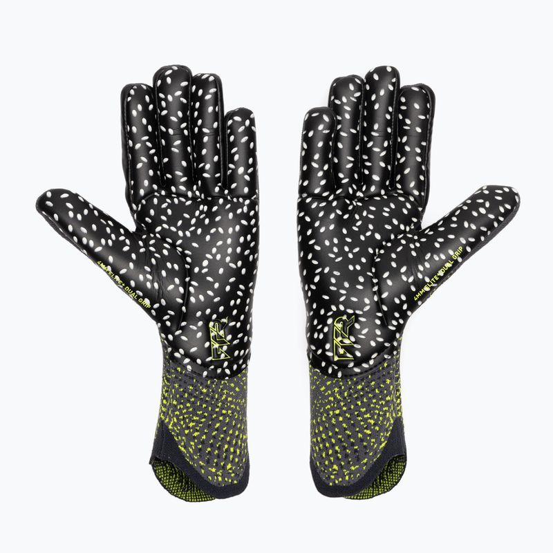 PUMA Future Ultimate Rush NC goalkeeper glove cool dark gray/electric lime/puma black 2