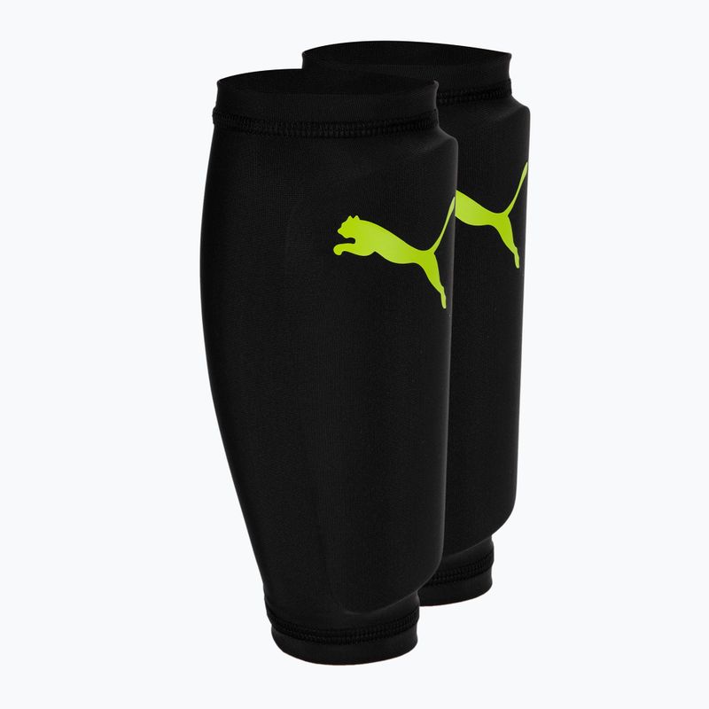 PUMA Attacanto Sleeve electric lime/puma black shin guards 2