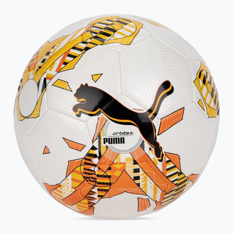 PUMA Orbit 6 FanwearCapsule MS football puma white/rickle orange/puma black size 4