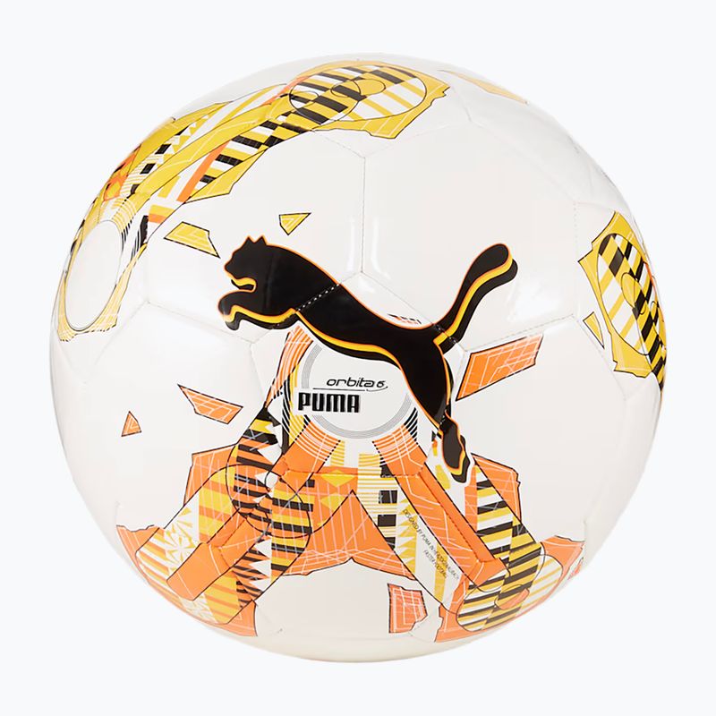 PUMA Orbit 6 FanwearCapsule MS football puma white/rickle orange/puma black size 4 4
