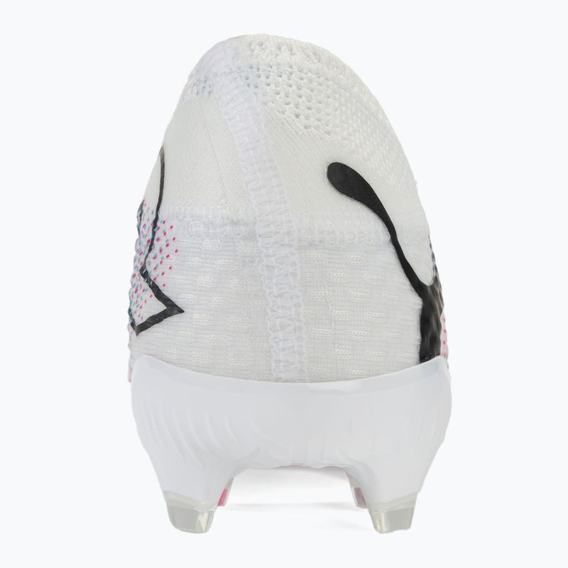 PUMA Future 7 Ultimate Low FG/AG white/black/poison pink/bright aqua/silver mist football boots 6