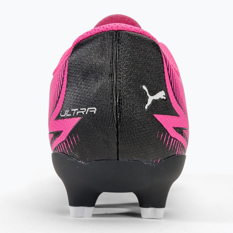 PUMA Ultra Play FG/AG Jr poison pink/puma white/puma black children's football boots 6