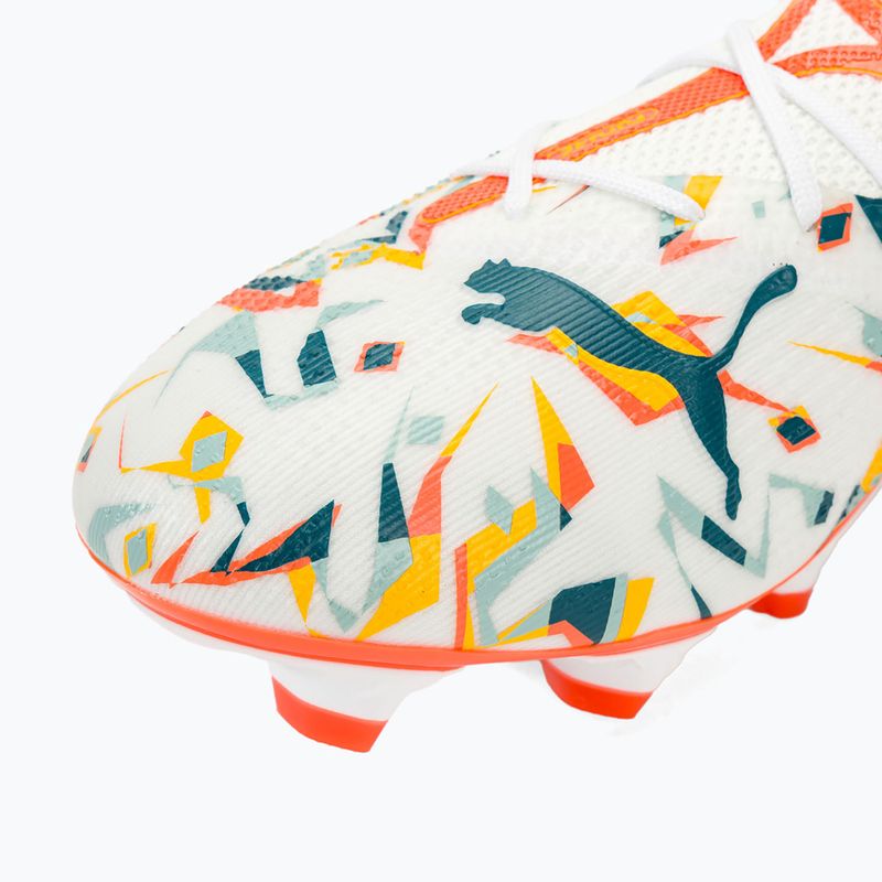 PUMA Future 7 Match Creativity FG/AG white/oceantropic/turquoisesurf/hotheat/sunstream football boots 7